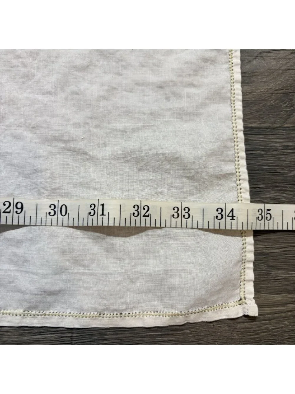 Vintage White Linen Tablecloth Napkins Hand Stitched Parrot Embroidery Tropical